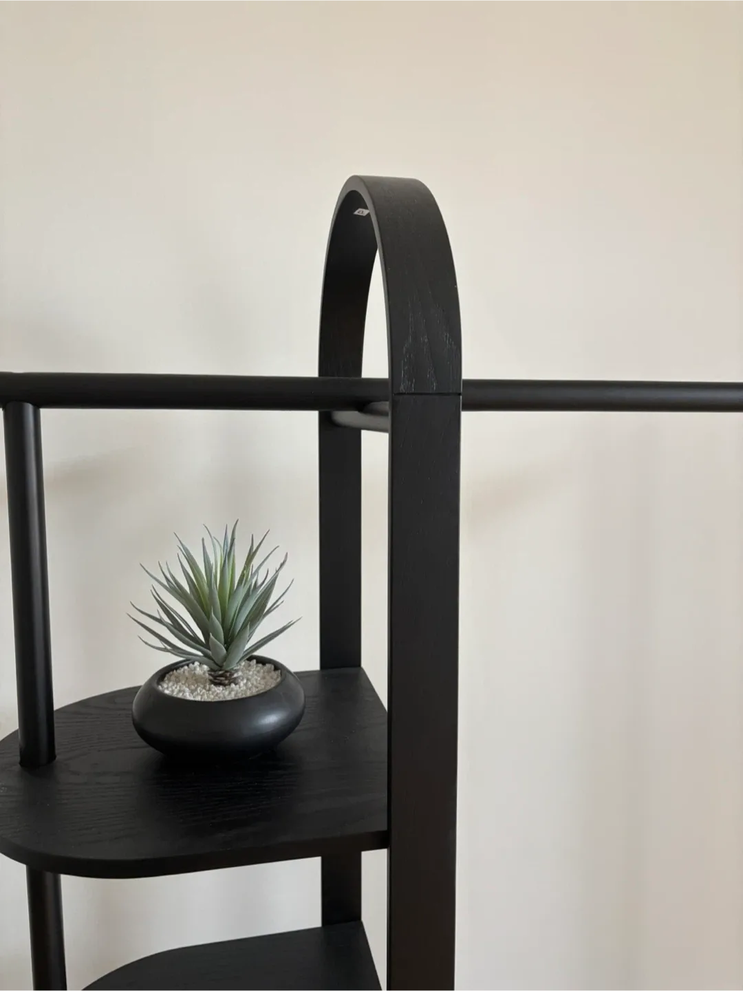 UMBRA BLACK CLOTHING RACK WOOD/ STEEL image indicator(2)