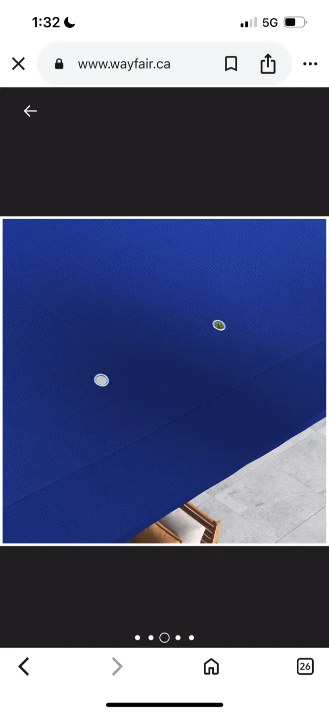 Brand NewBlue Outdoor Gazebo 128" image indicator(3)