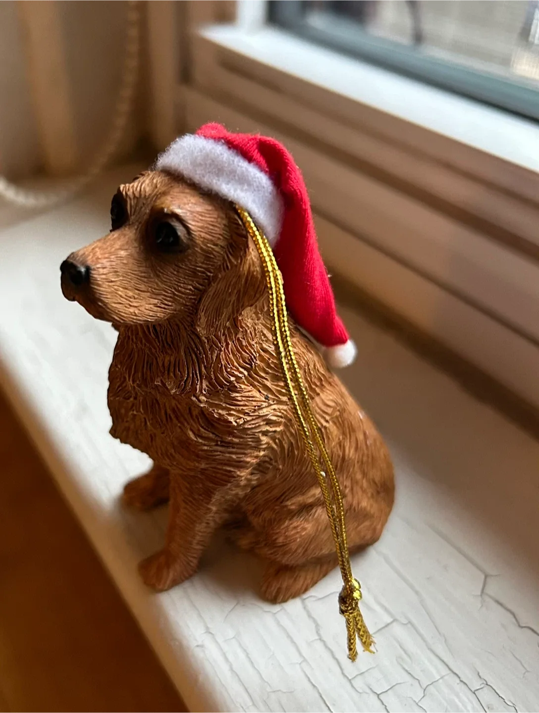 Sandicast Golden Retriever Christmas ornament xmas dog bulb image indicator(7)