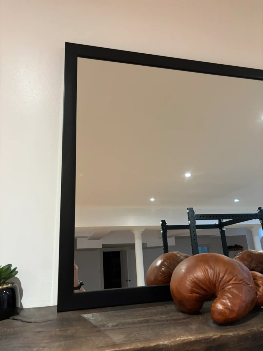 Black Framed Mirror 40” X 30” image indicator(2)