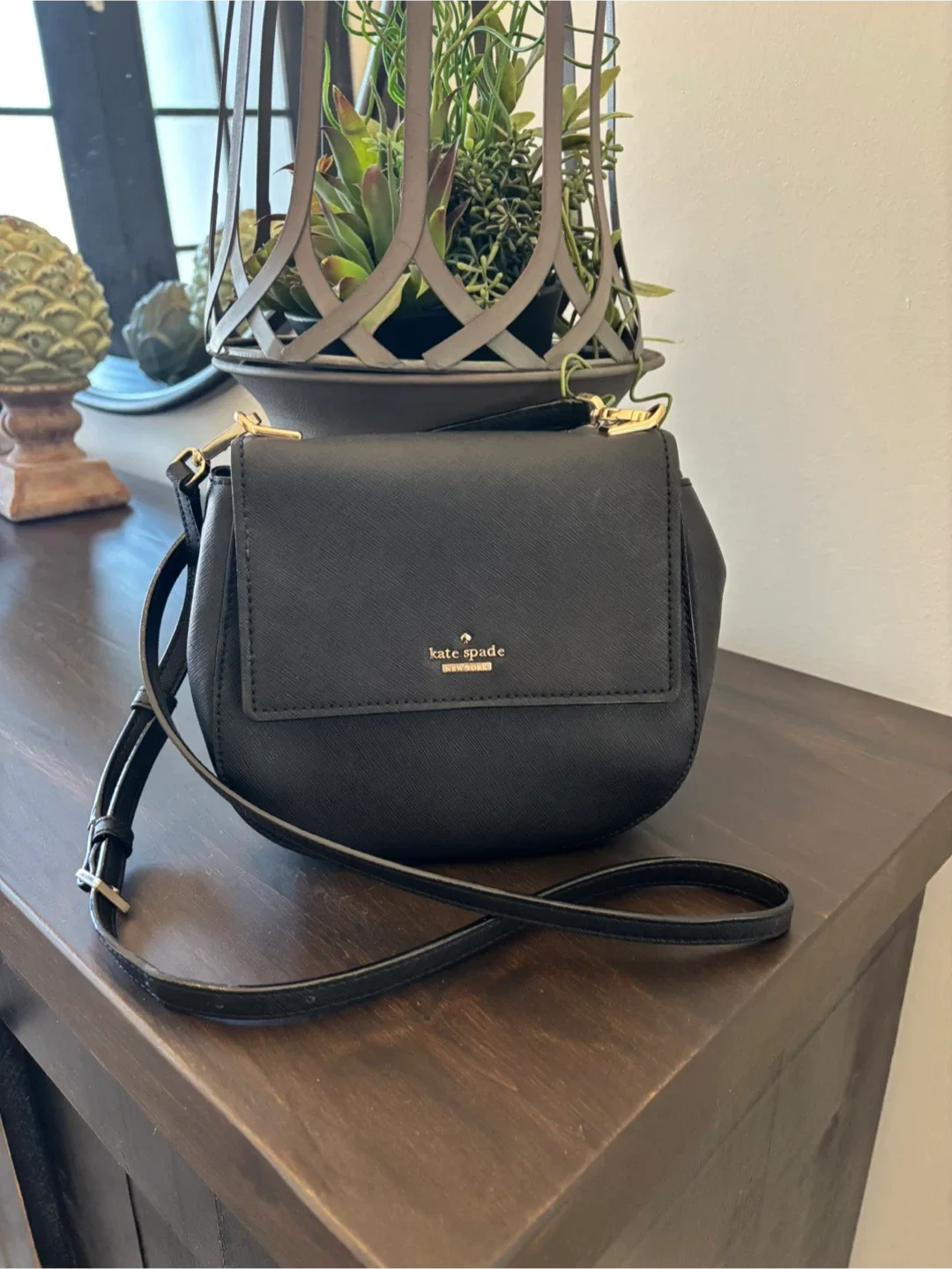Kate Spade Black Crossbody Bag image indicator(2)