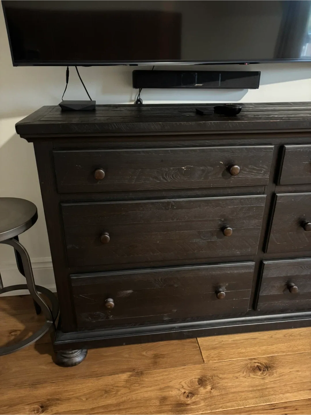 DISTRESSED WOOD BROWNISH / GREY COLOR image indicator(5)