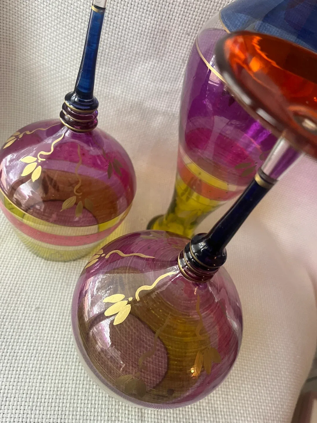 Euroglass Mouthblown  Wine Glasses & Vase Set image indicator(5)