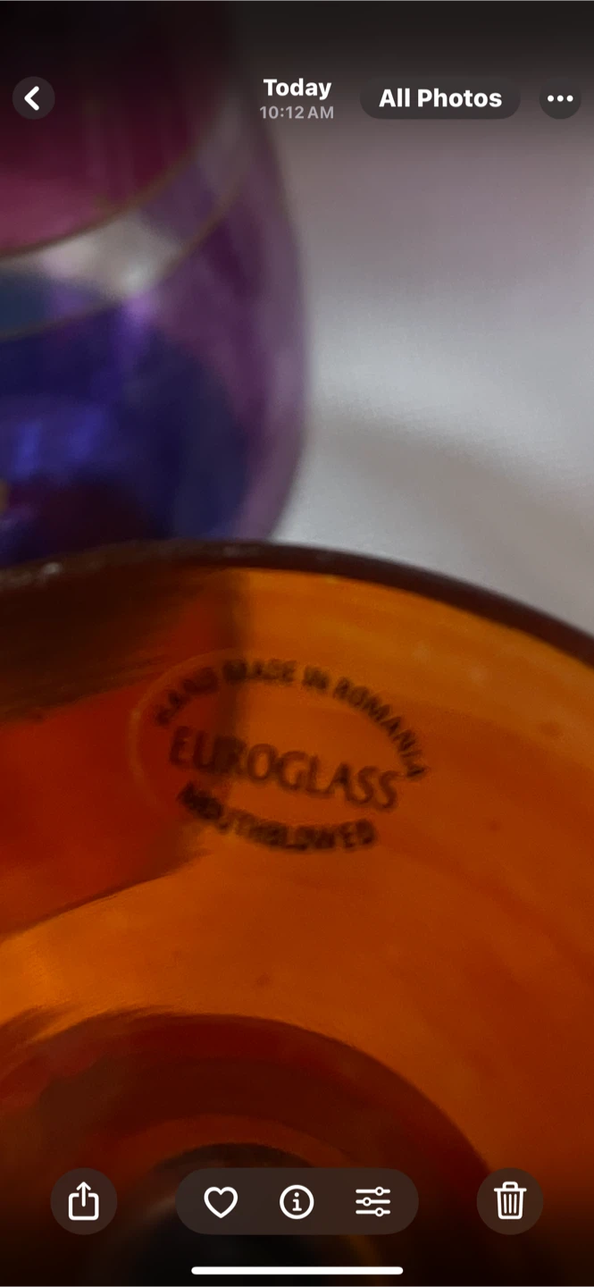 Euroglass Mouth blown Glasses & Vase Set, price Reduced! - photo 2