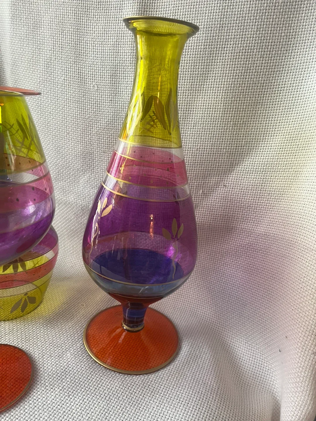 Euroglass Mouthblown  Wine Glasses & Vase Set image indicator(7)