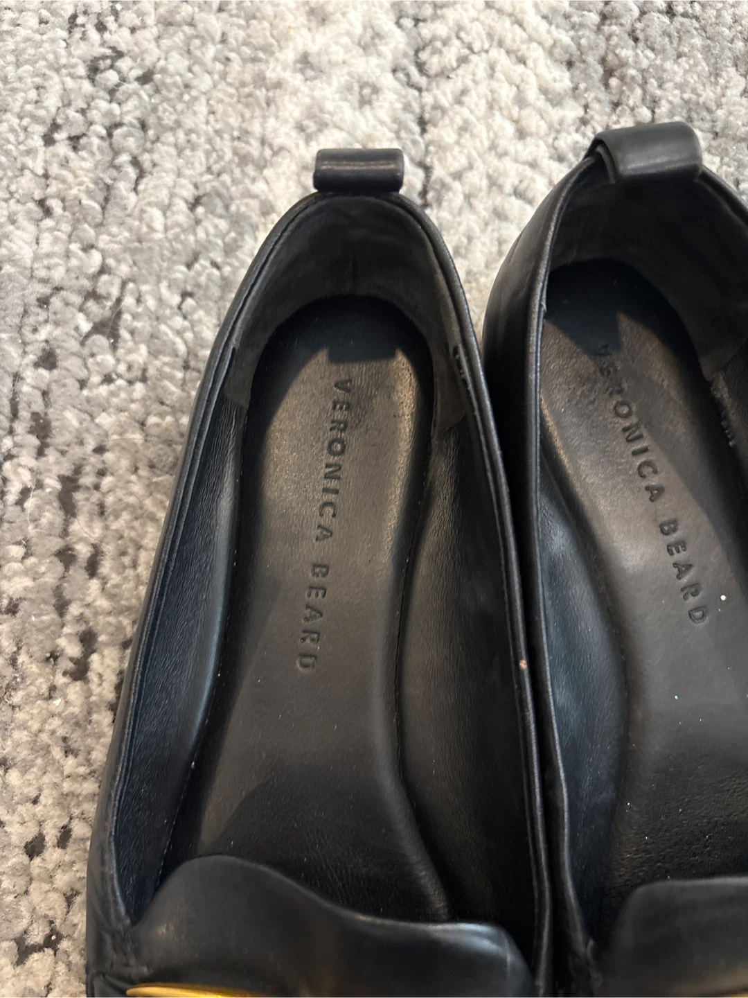 Veronica Beard Black Leather Loafers - photo 3