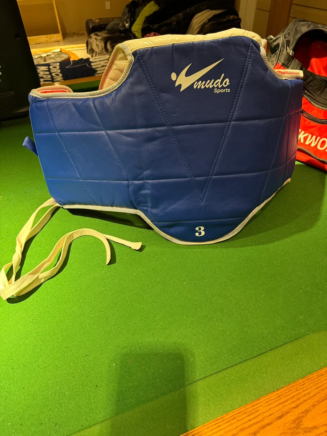 Mudo Sports Taekwondo Chest Guard & Head Gear image indicator(3)