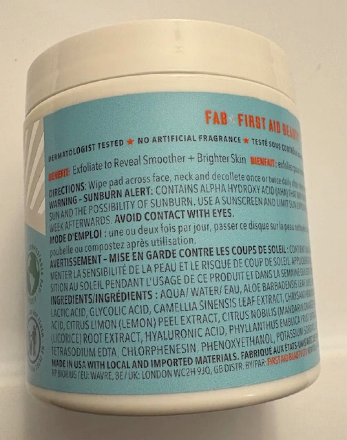 🤩First Aid Beauty Facial Radiance Pads, 60 count image indicator(2)