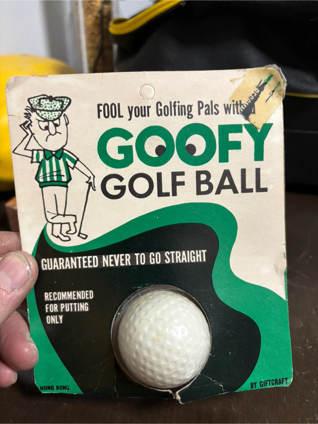 🥕 Vintage Goofy Golf Ball by Giftcraft