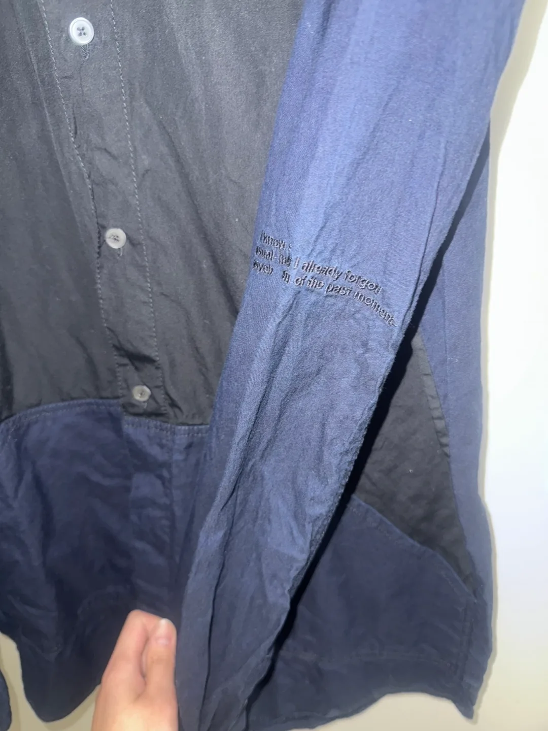 MCQ Two-Tone Button-Down Men’s Shirt image indicator(4)