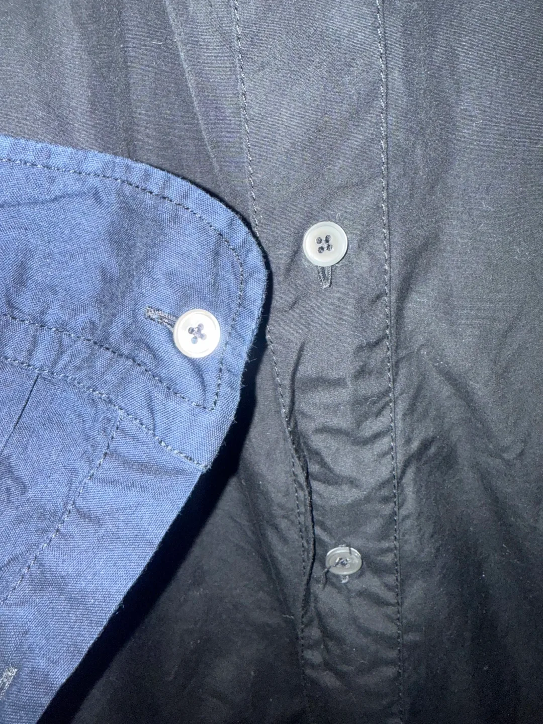 MCQ Two-Tone Button-Down Men’s Shirt image indicator(3)