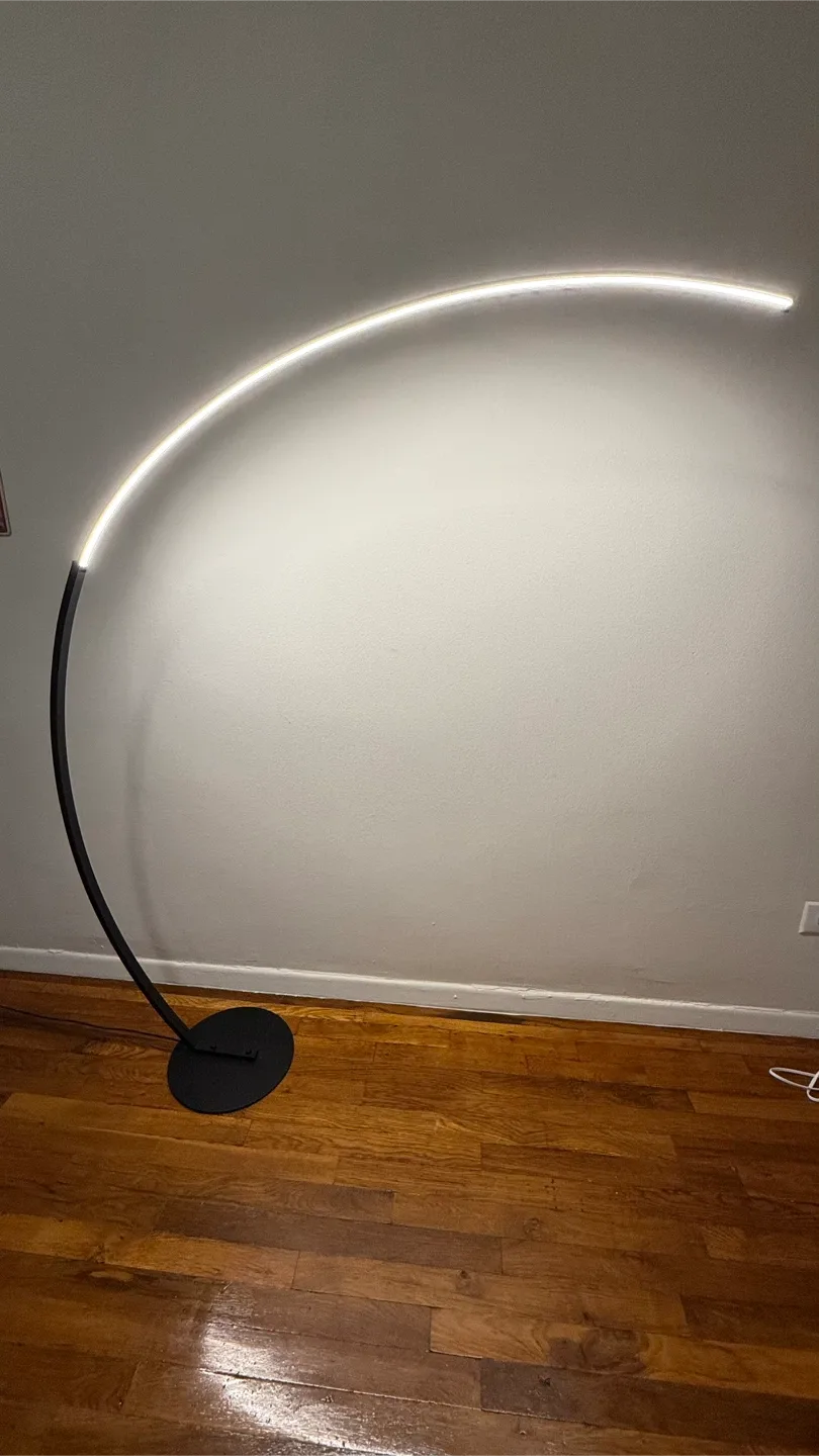 🥕Large Modern Arc Floor Lamp with Remote image indicator(4)