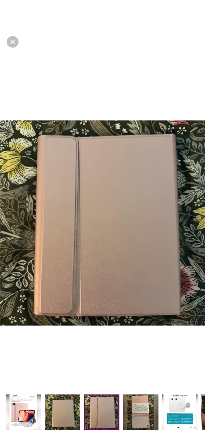 Like New Pink iPad Case with Backlit Keyboard image indicator(3)