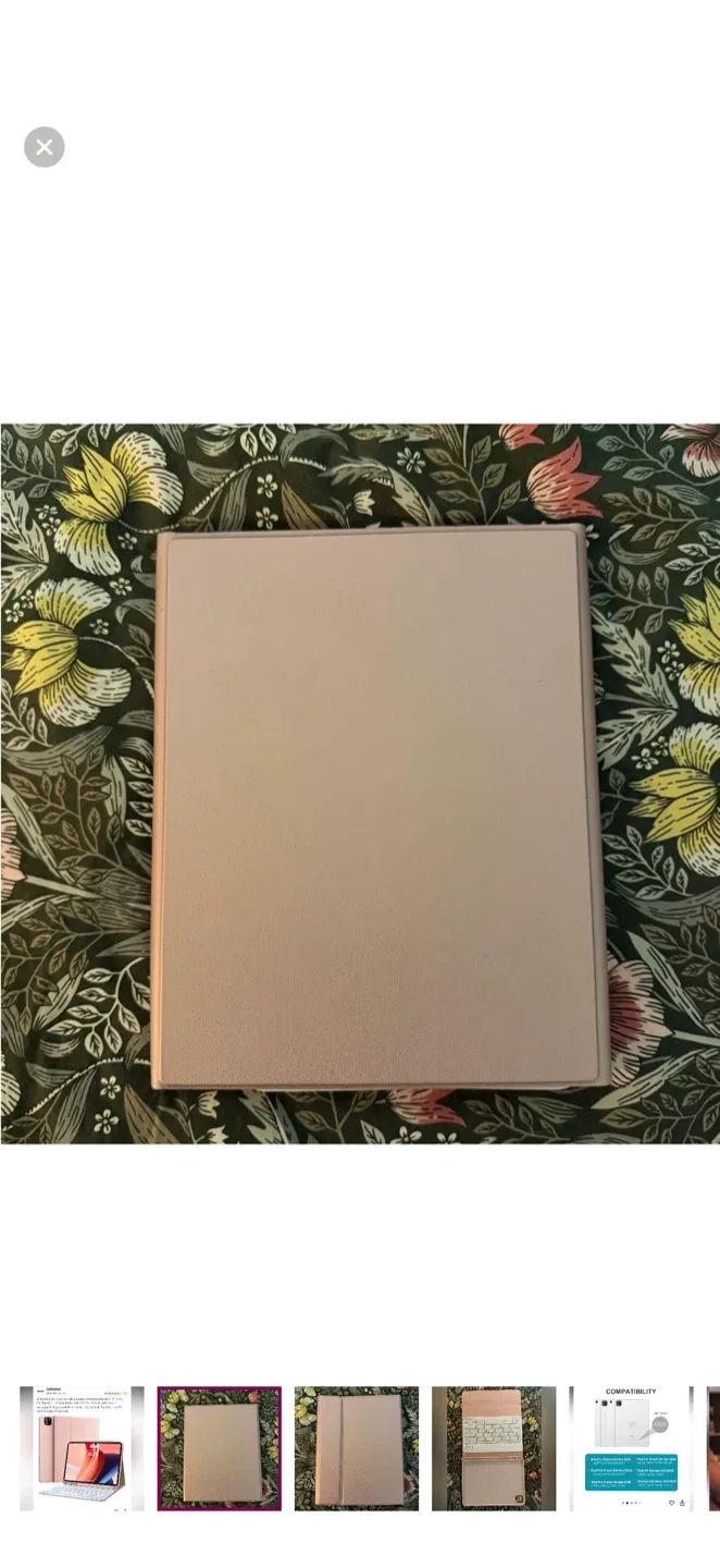 Like New Pink iPad Case with Backlit Keyboard image indicator(2)