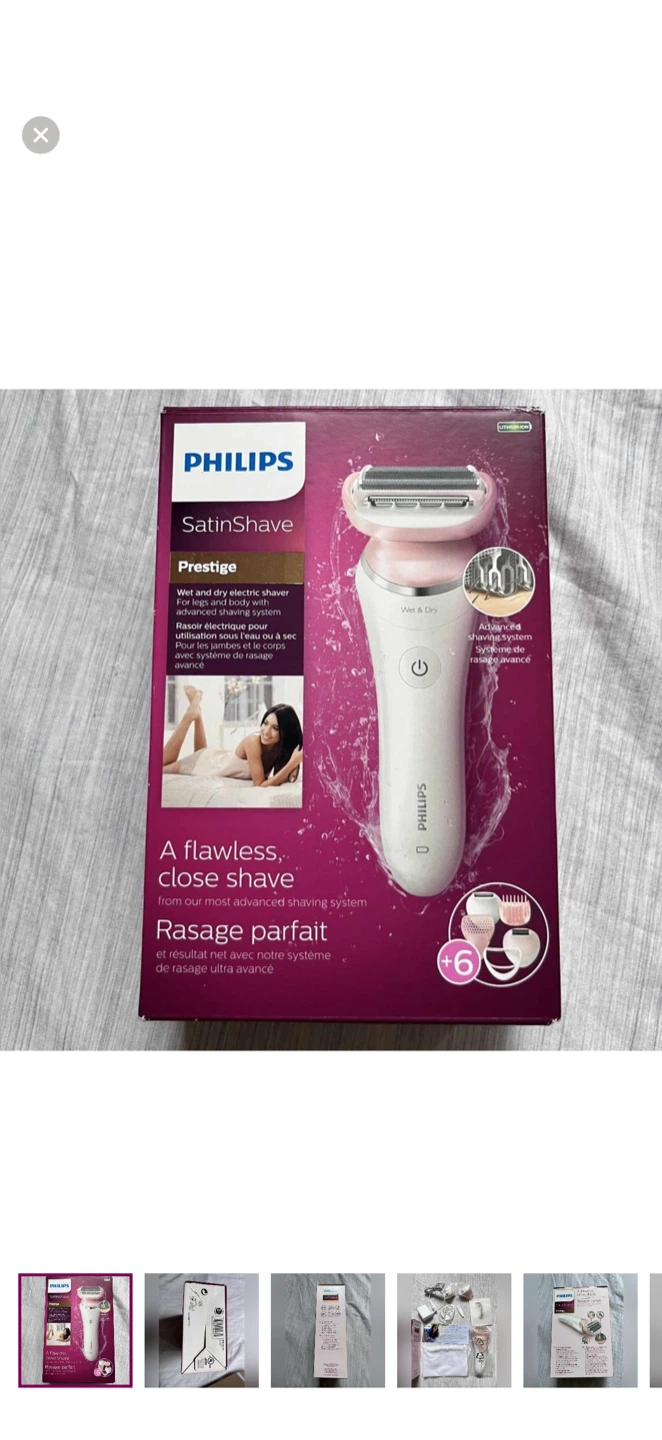 NEW Philips Cordless Electric Shaver Lady Shaver Series 6000