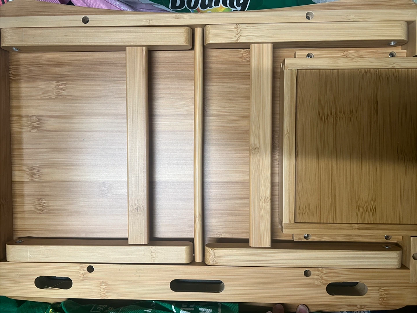 Bamboo Bed Desk with Drawer - photo 3