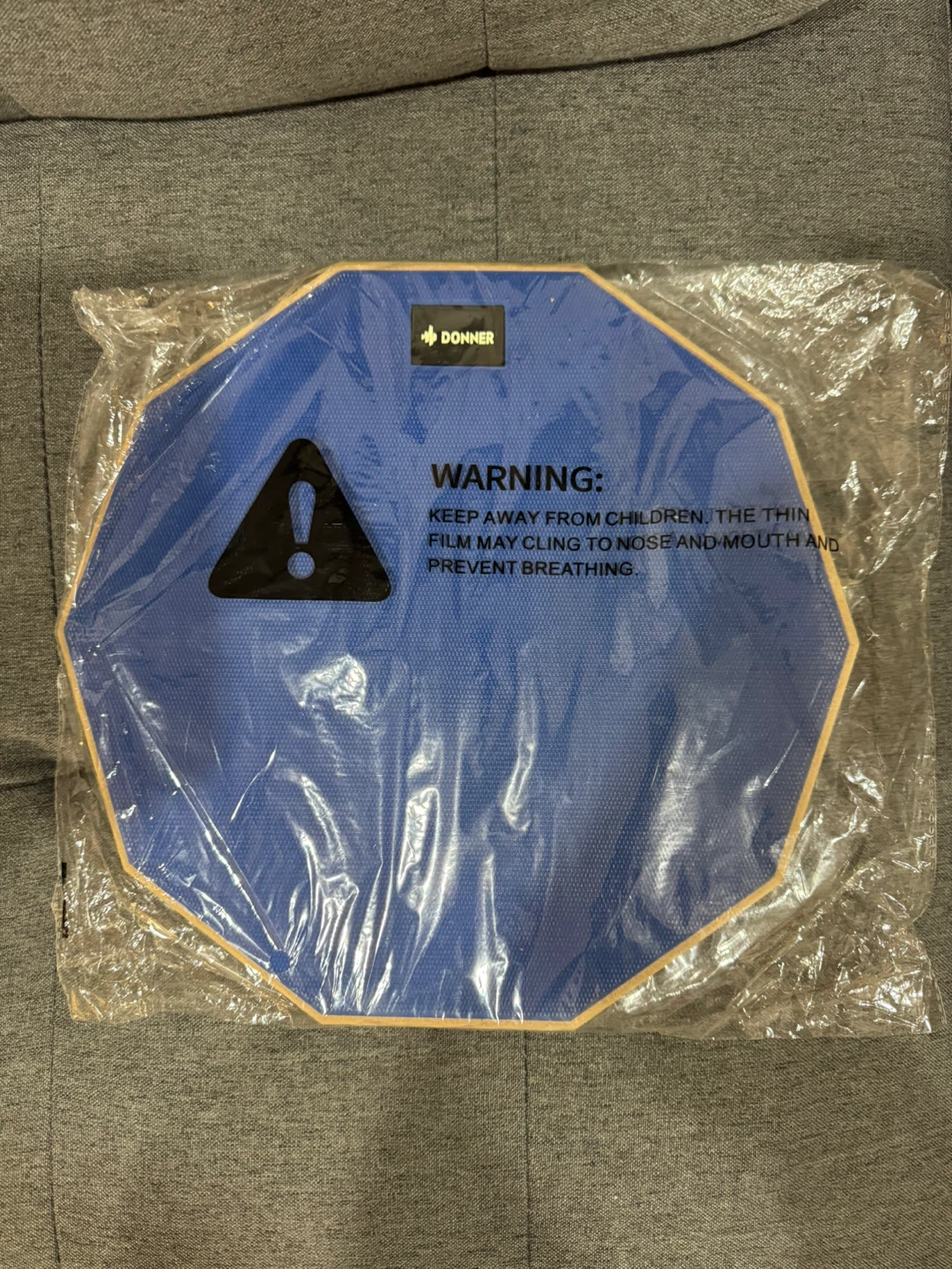 New 12” Donner Drum Practice Pad, Blue