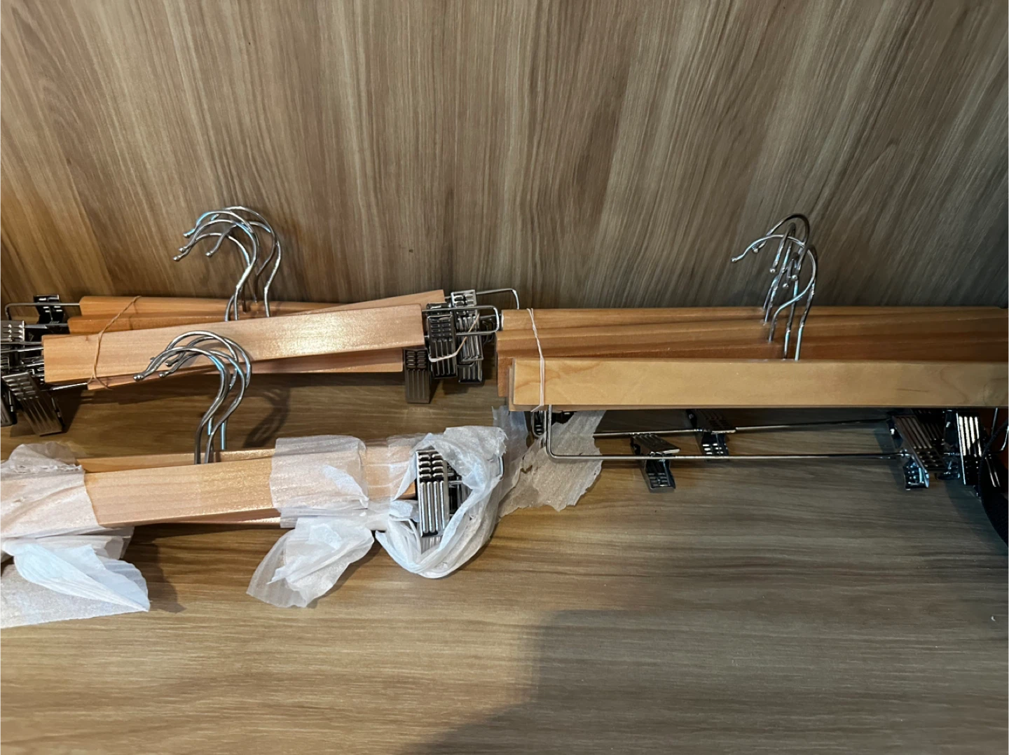 Natural Wood Pant/Skirt Hangers - photo 2