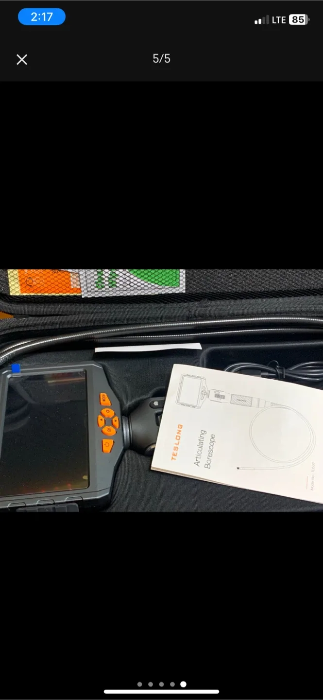 Teslong Articulating Borescope Endoscope image indicator(4)