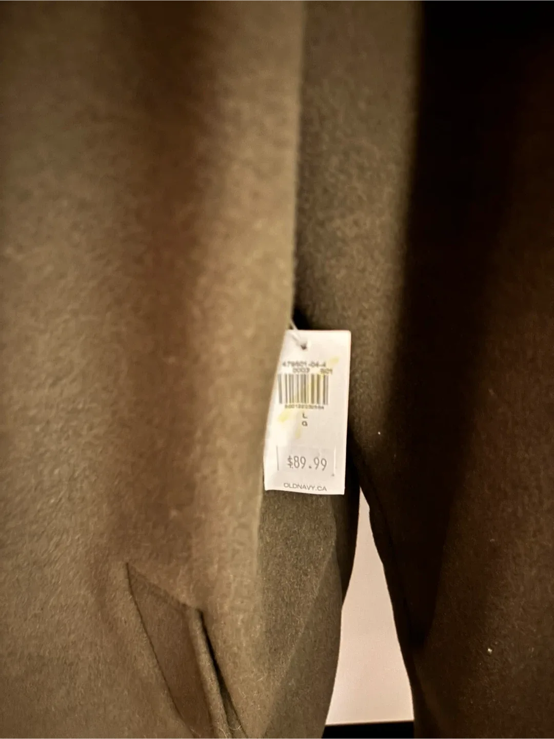 NEW - Old Navy Olive Green Coat - Size L image indicator(2)