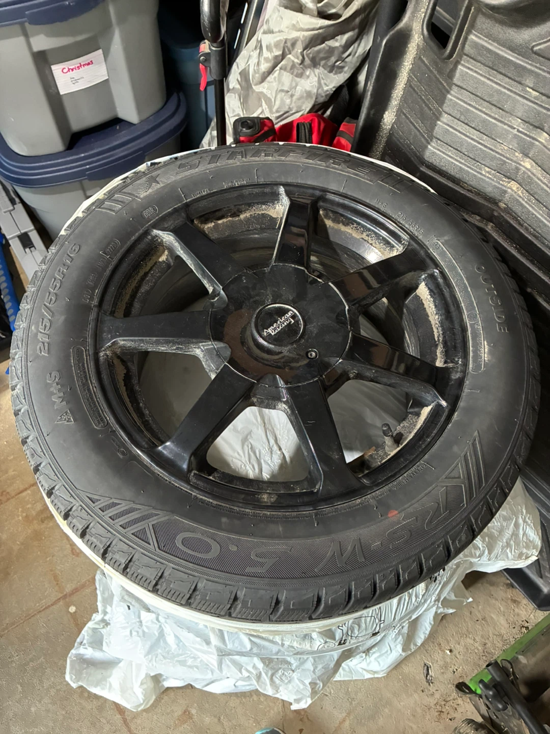 Aluminum rims with Starfire winter Tires 215/55R16 - photo 3