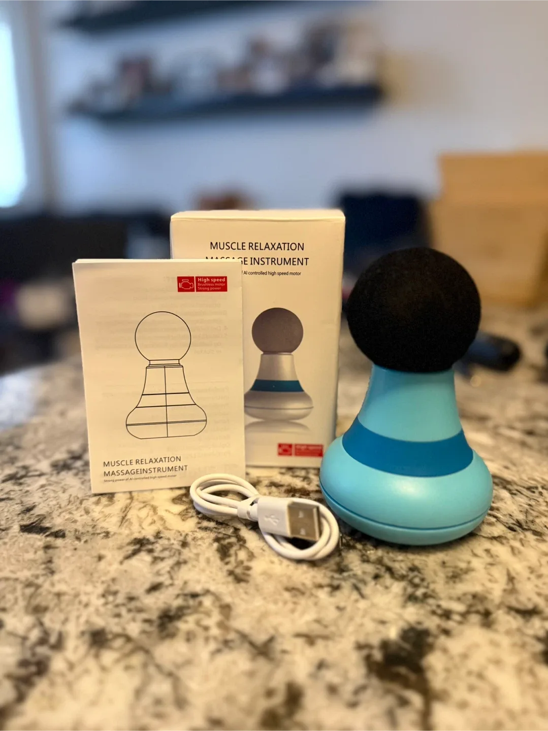 Muscle Relaxation Massager (USB-C, Blue) thumbnail