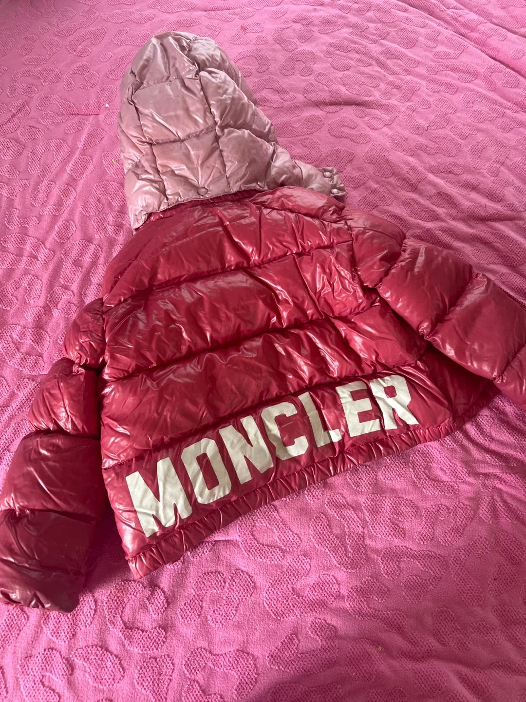 💖 Moncler Little Girl Puffer Coat – Size 6 (Pink) image indicator(3)