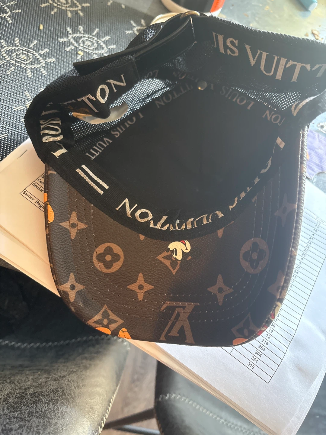 Louis Vuitton Mickey Mouse Cap
