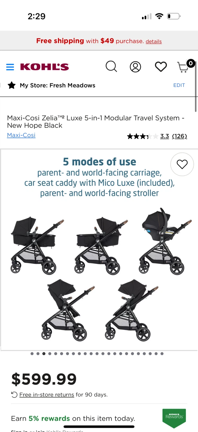 Maxi-Cosi Zelia Luxe Infant Car Seat & Stroller 🌱 - photo 2
