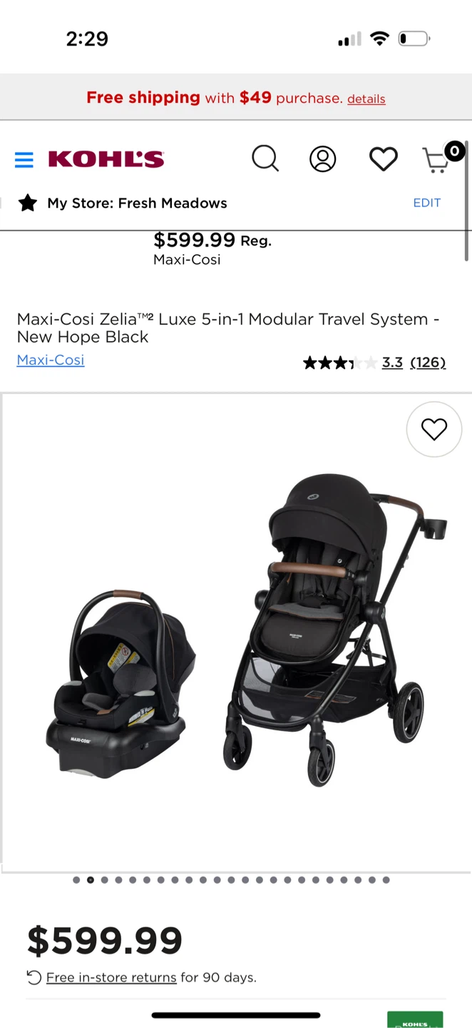 Maxi-Cosi Zelia Luxe Infant Car Seat & Stroller 🌱
