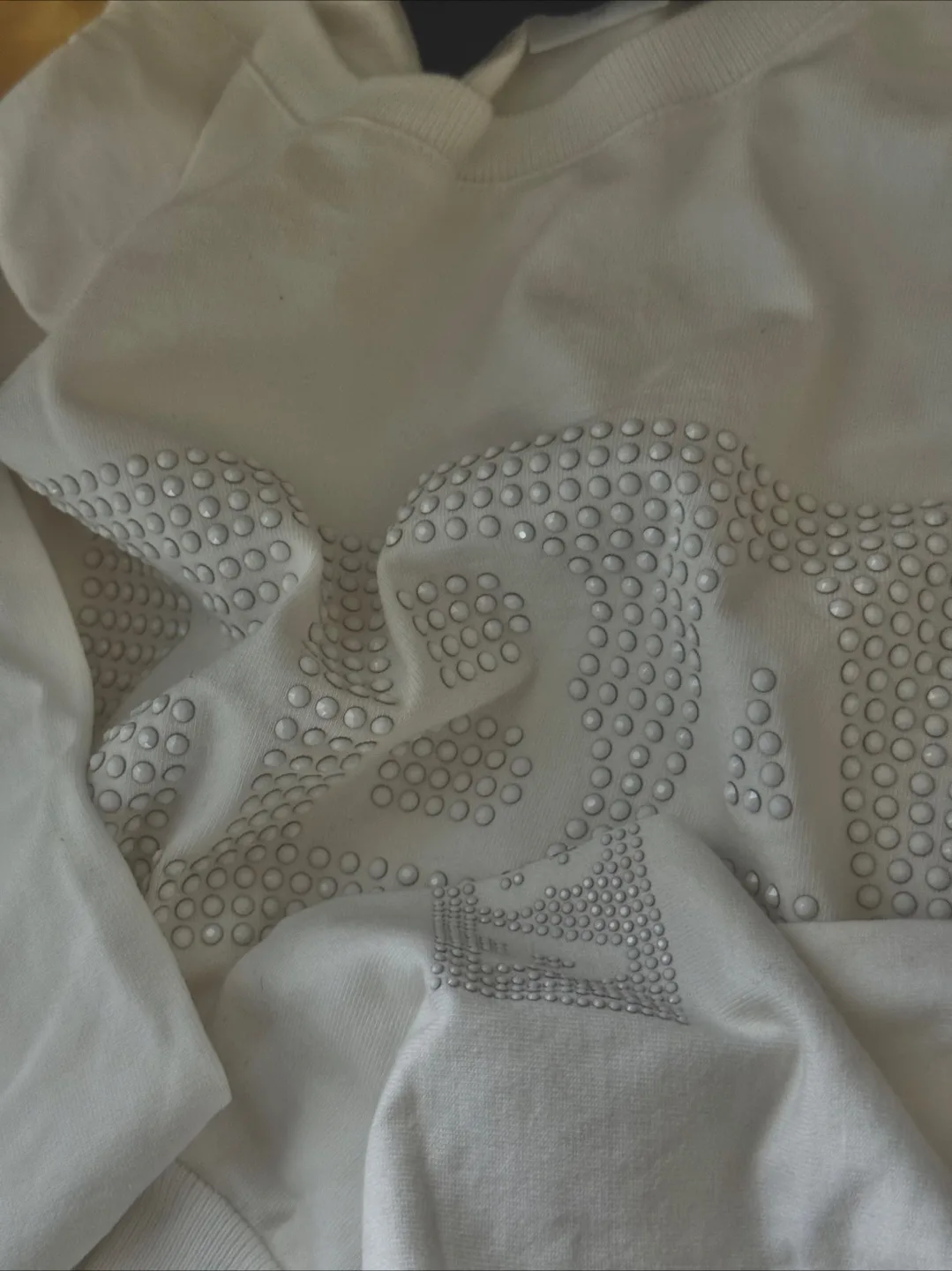 Hood By Air White Long Sleeve Shirt with rhinestone detail image indicator(7)