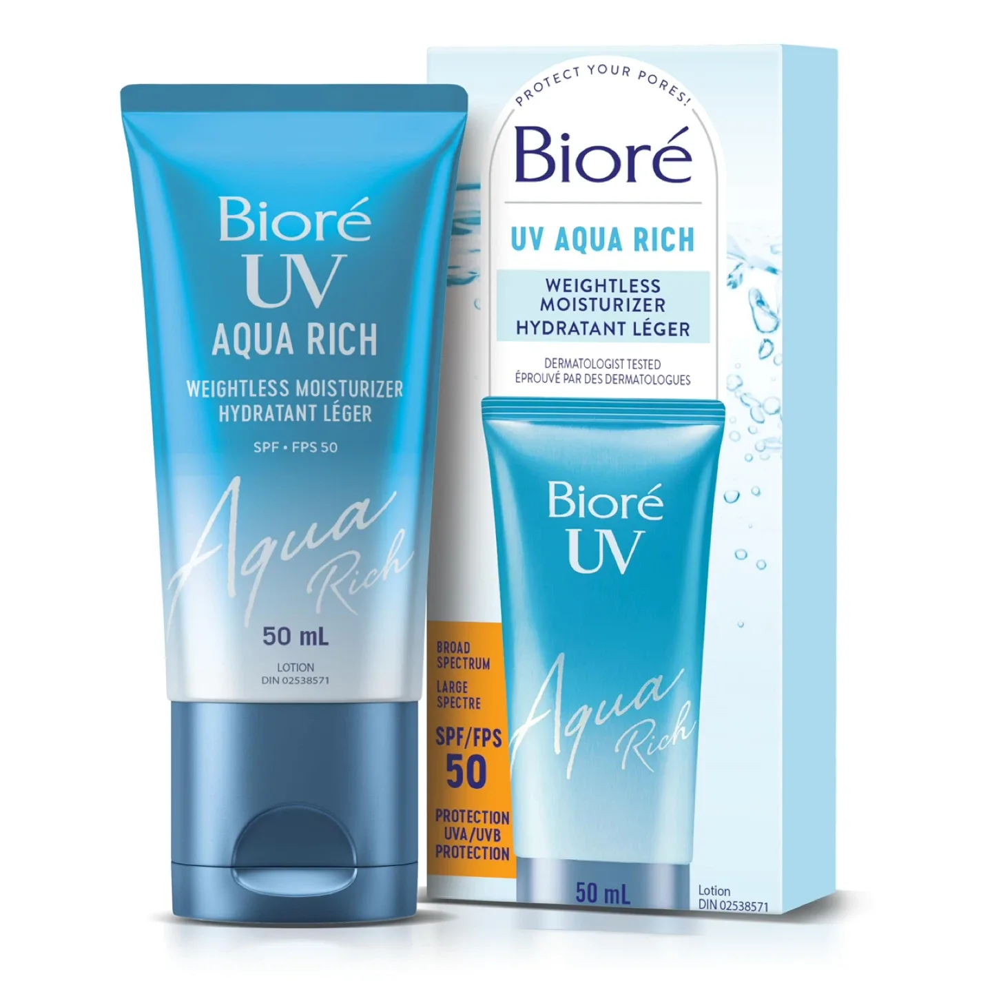 Biore UV Aqua Rich Sunscreen Moisturizer SPF 50+