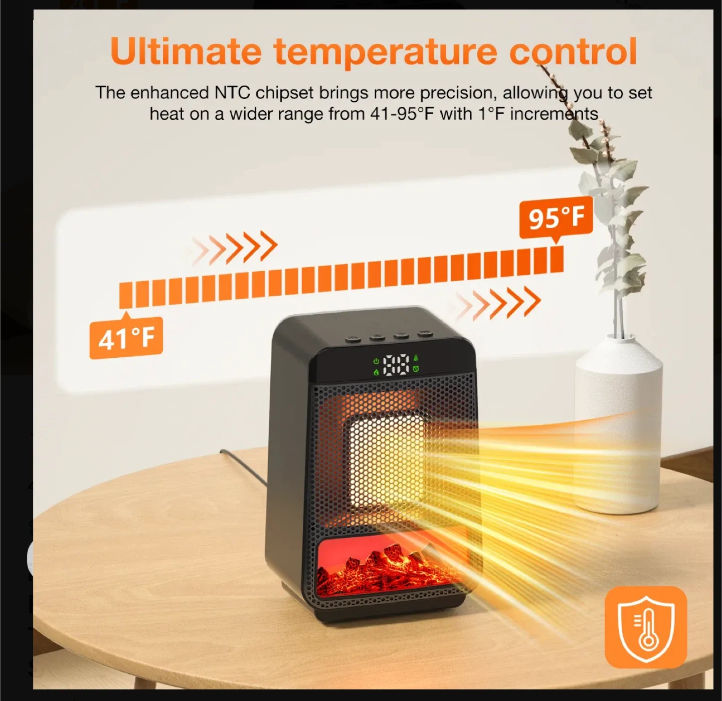 iDiskk Mini Electric 1500W Heater image indicator(7)