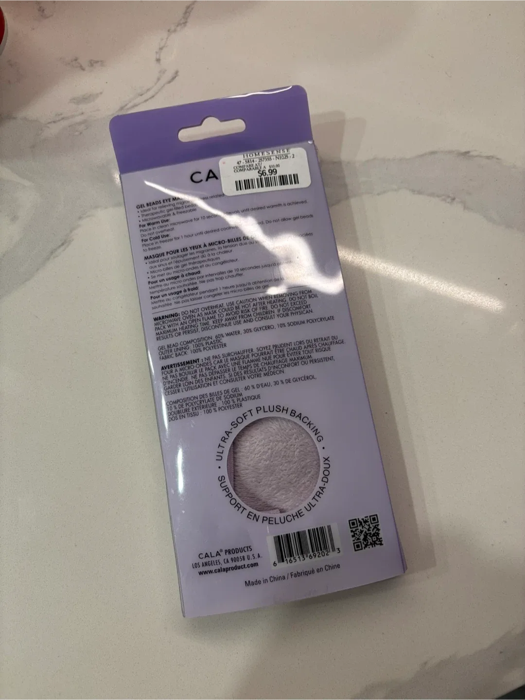 Cala Gel Beads Eye Mask - Hot & Cold image indicator(2)