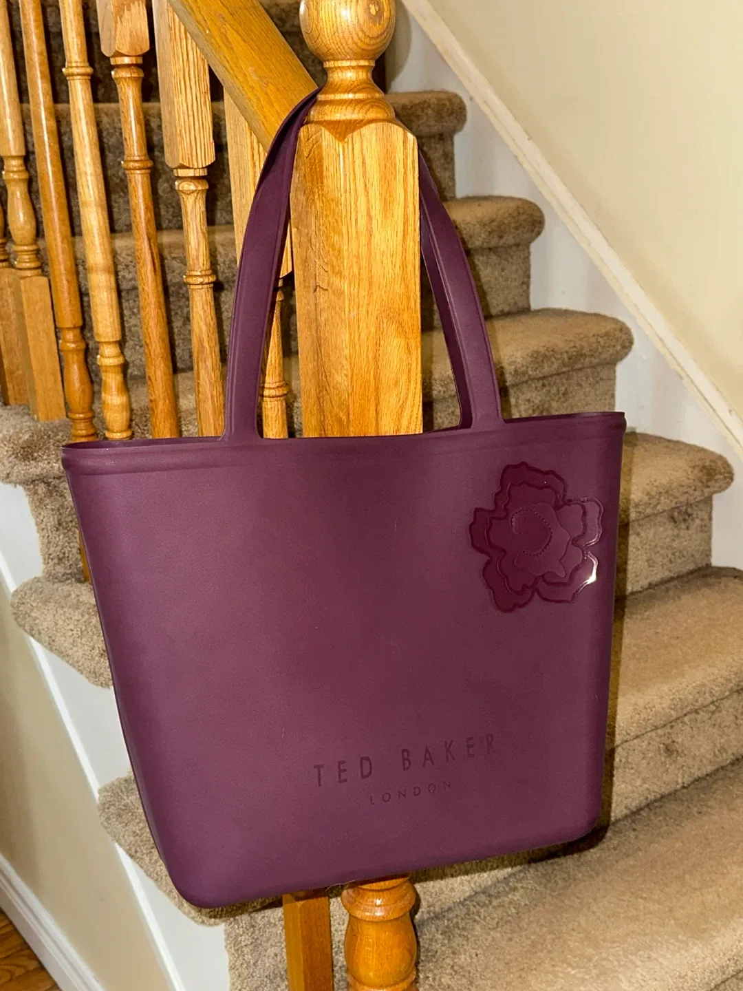 Ted Baker London Purple Jelly Tote Bag image indicator(4)