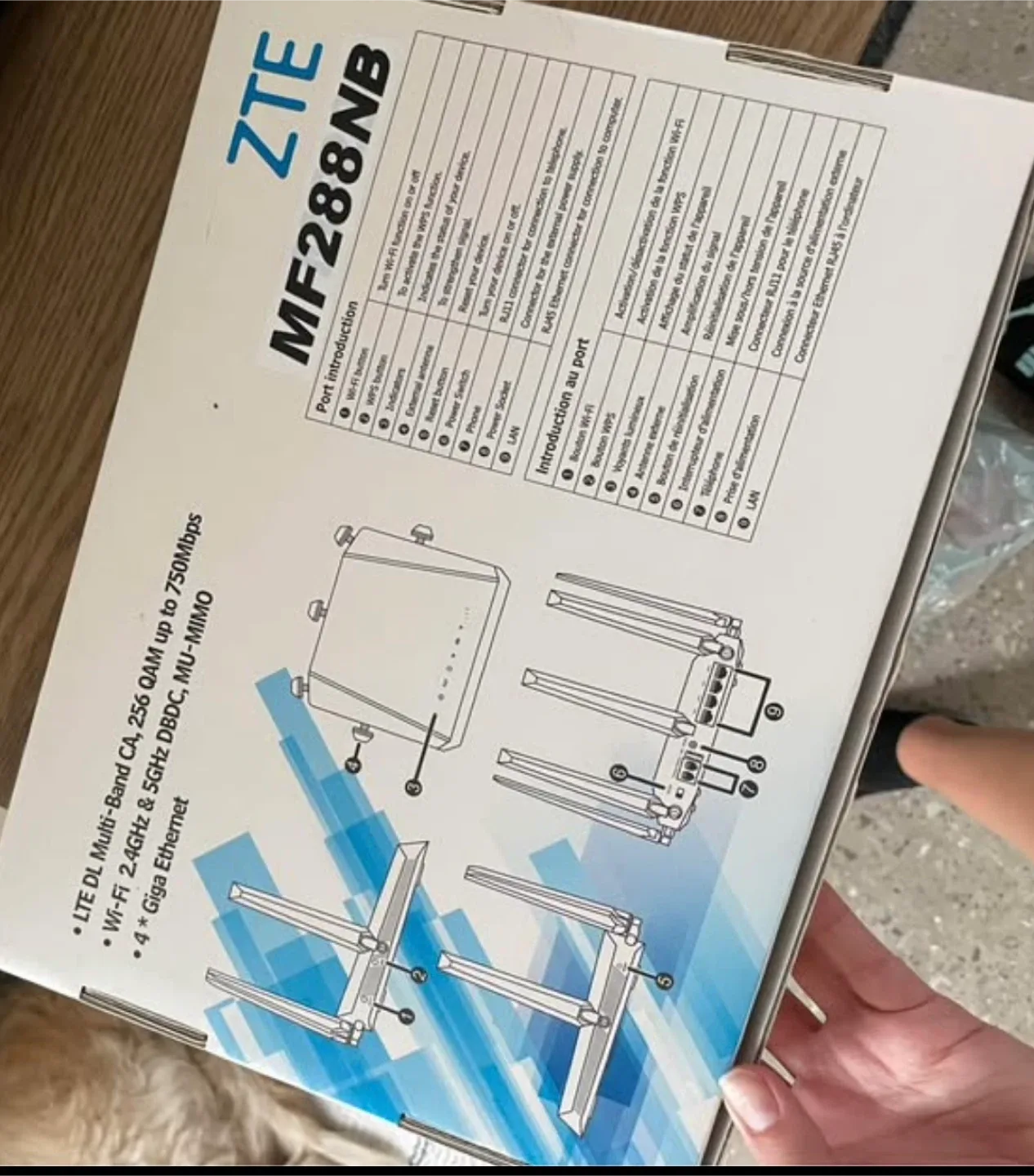 ZTE MF288NB Mobile Internet Hub image indicator(3)