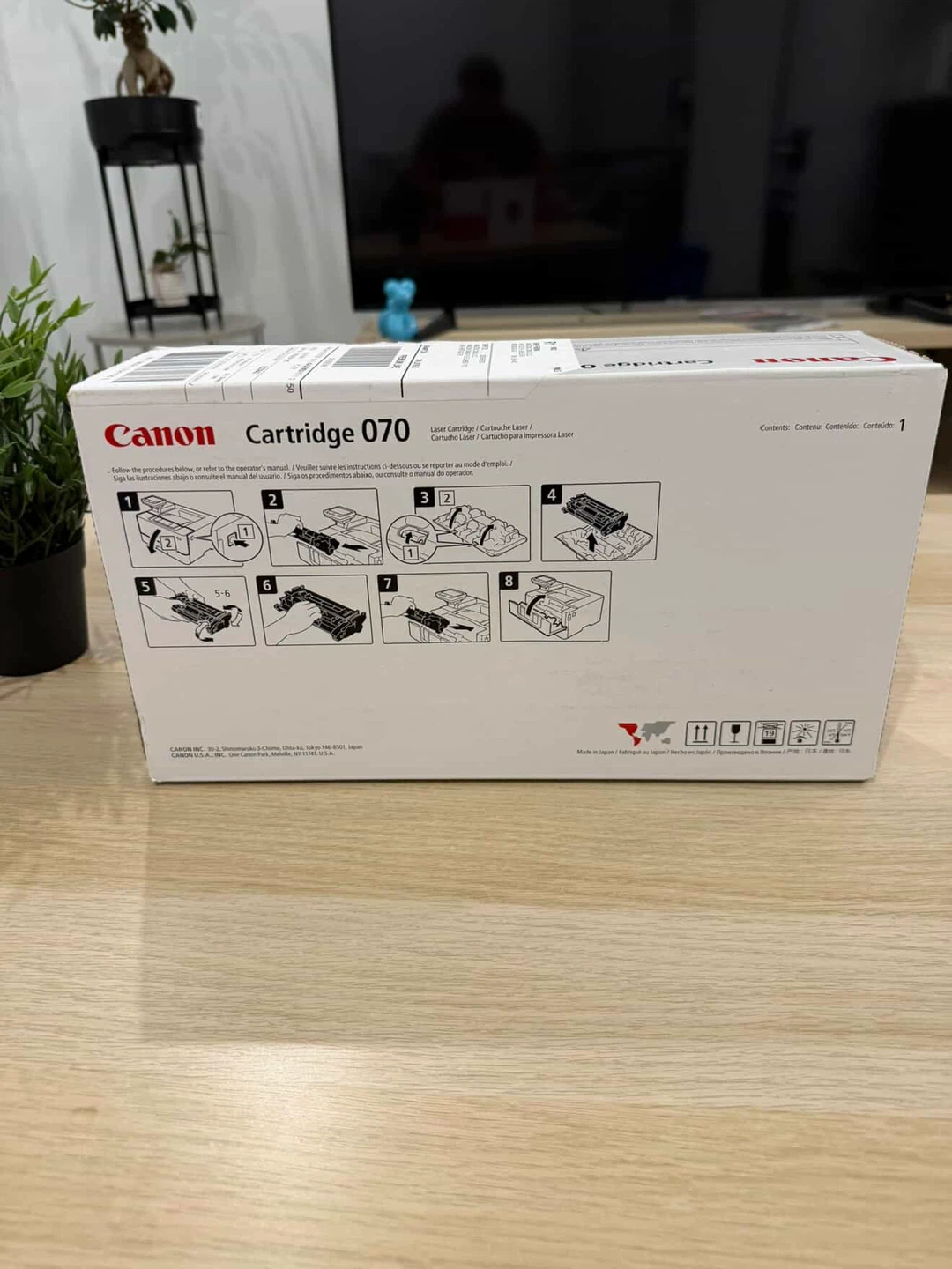 Canon 070 Black Toner Cartridge - New in Box - photo 2