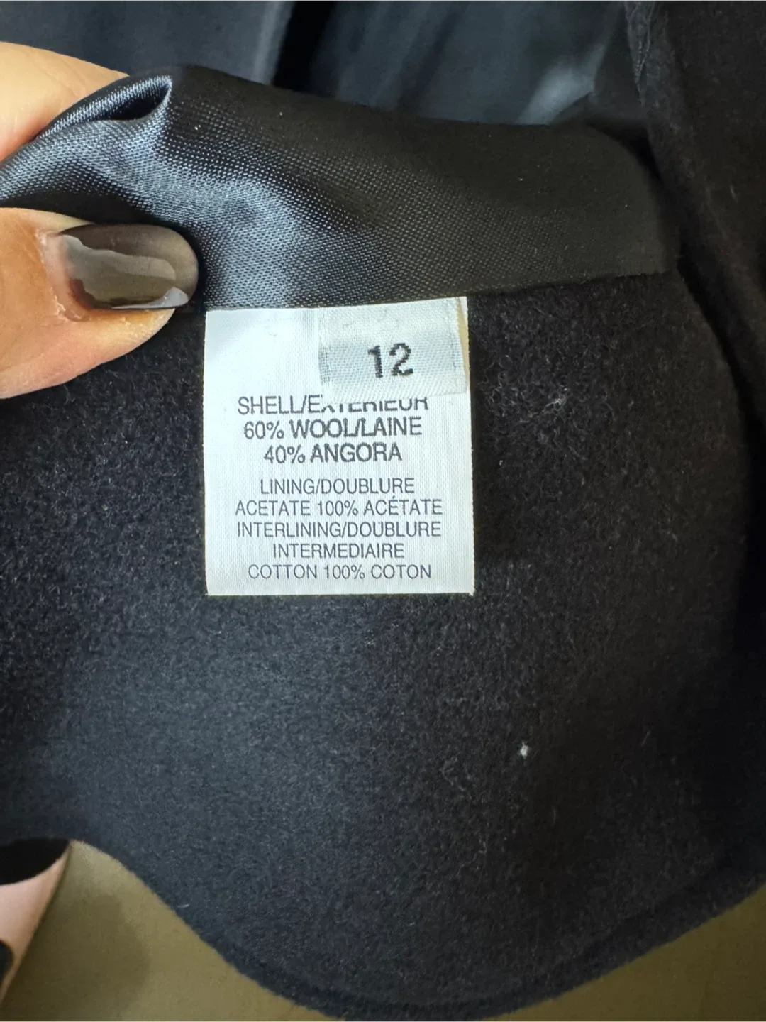 Andrew's Wool Angora Blend Coat image indicator(3)