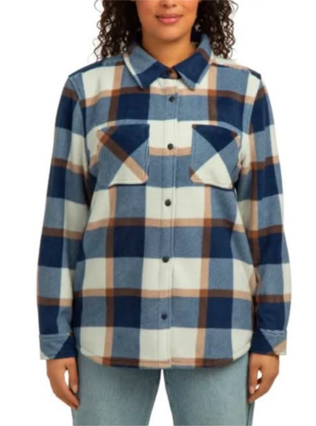 Women’s Flannel Shirt Jacket - Size Medium 🥕🥕🥕