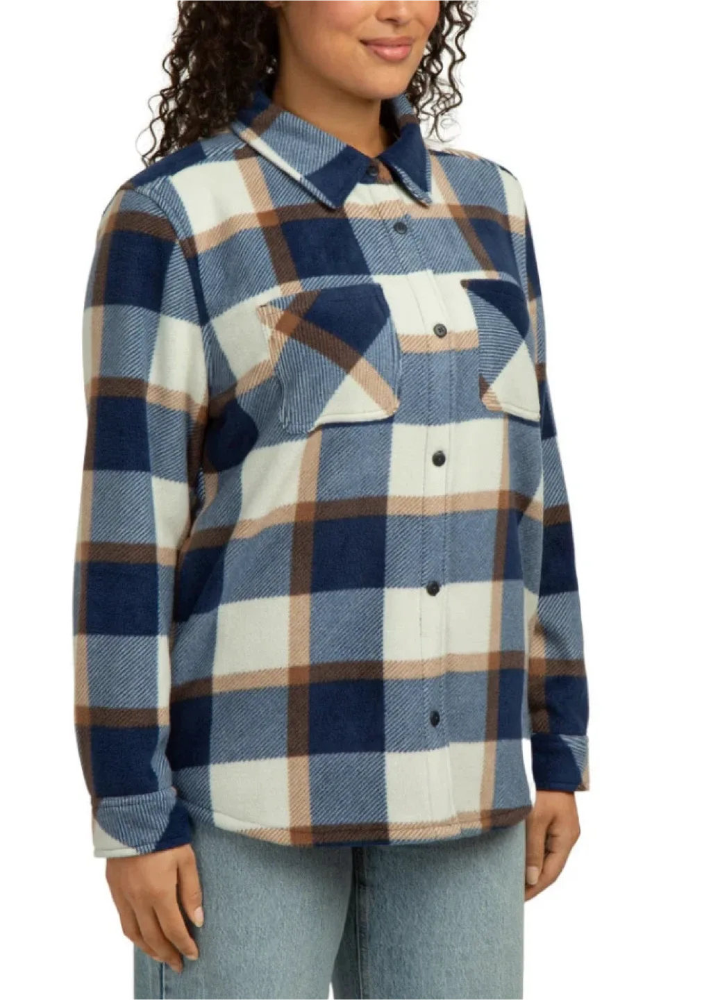 Women’s Flannel Shirt Jacket - Size Medium 🥕🥕🥕 image indicator(2)
