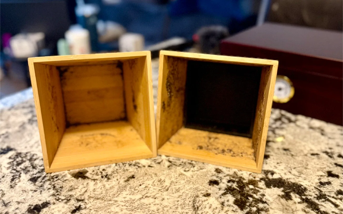 IKEA VILDAPEL Bamboo Planters – Set of 2 image indicator(2)