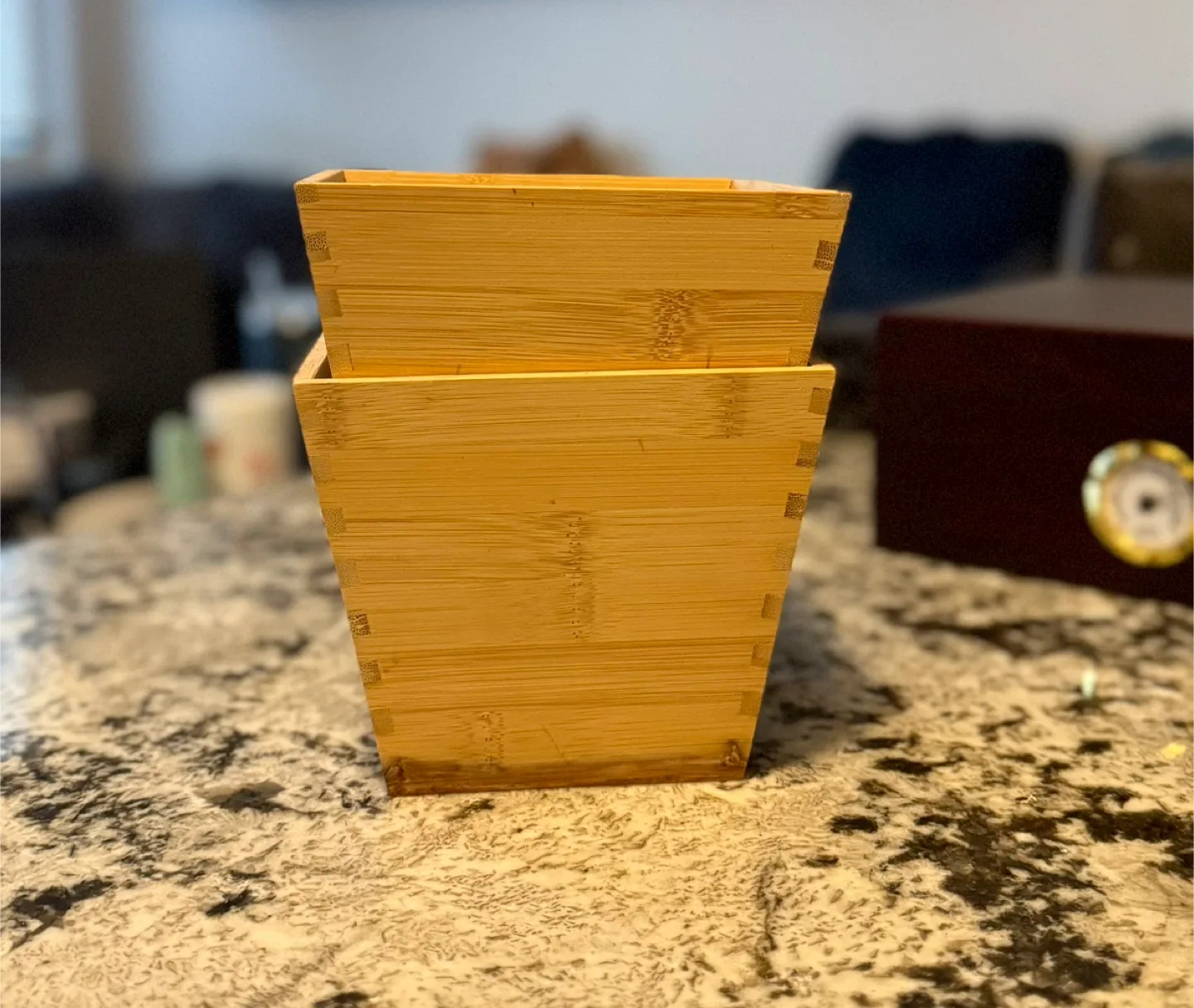 IKEA VILDAPEL Bamboo Planters – Set of 2 image indicator(4)