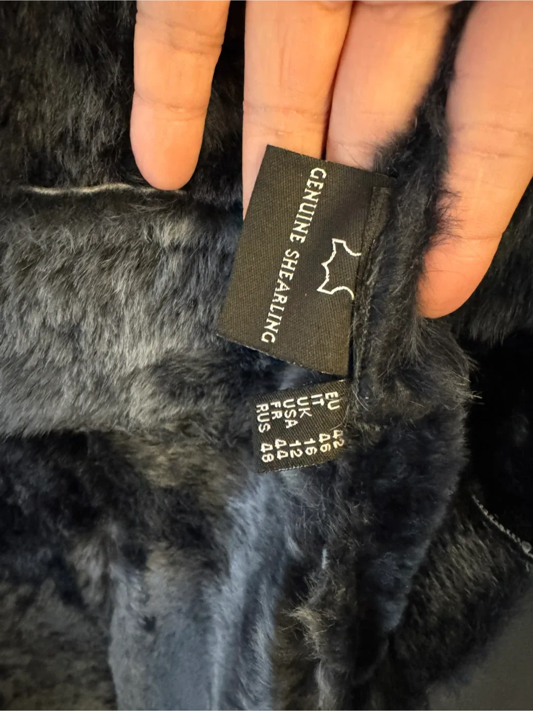 Stefania Sarre Shearling Coat, Size 12 image indicator(4)
