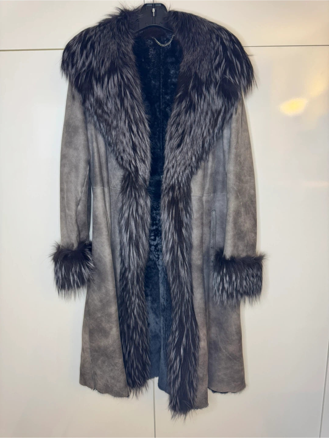 Stefania Sarre Shearling Coat, Size 12