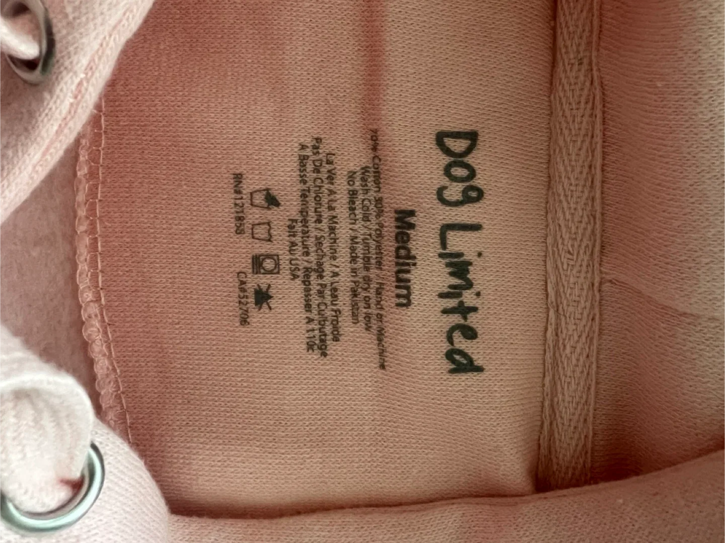 Rappers With Puppies Pink Hoodie Medium 🥕 image indicator(6)