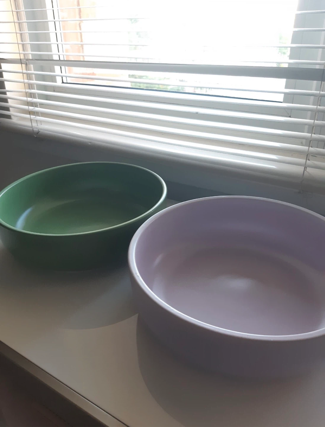 Two Decorative Bowls - Green and Lilac - photo 2
