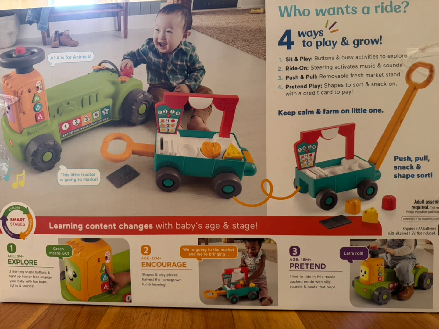 Fisher-Price 4-in-1 Market Tractor (9-36m) - photo 2