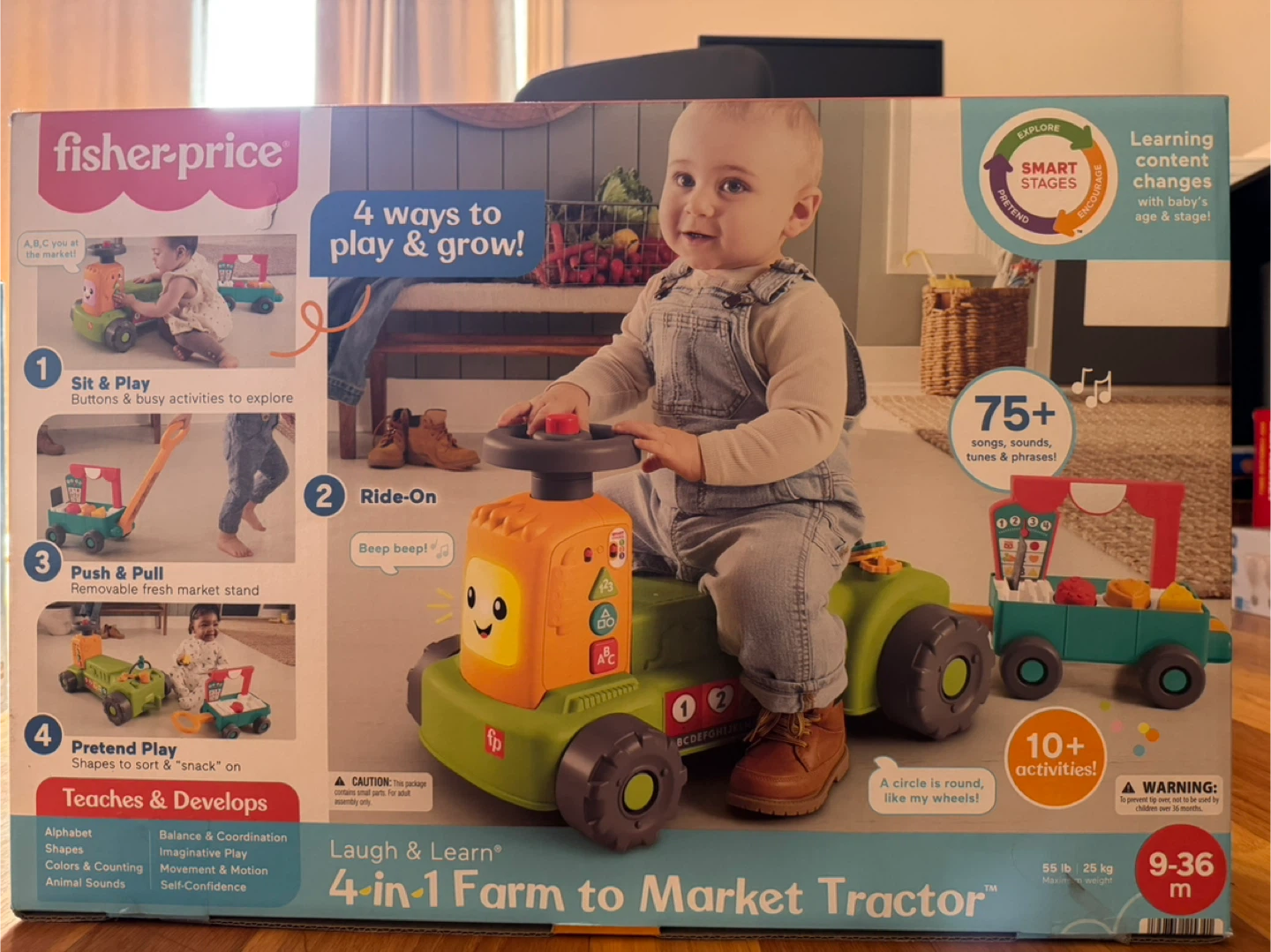 Fisher-Price 4-in-1 Market Tractor (9-36m)