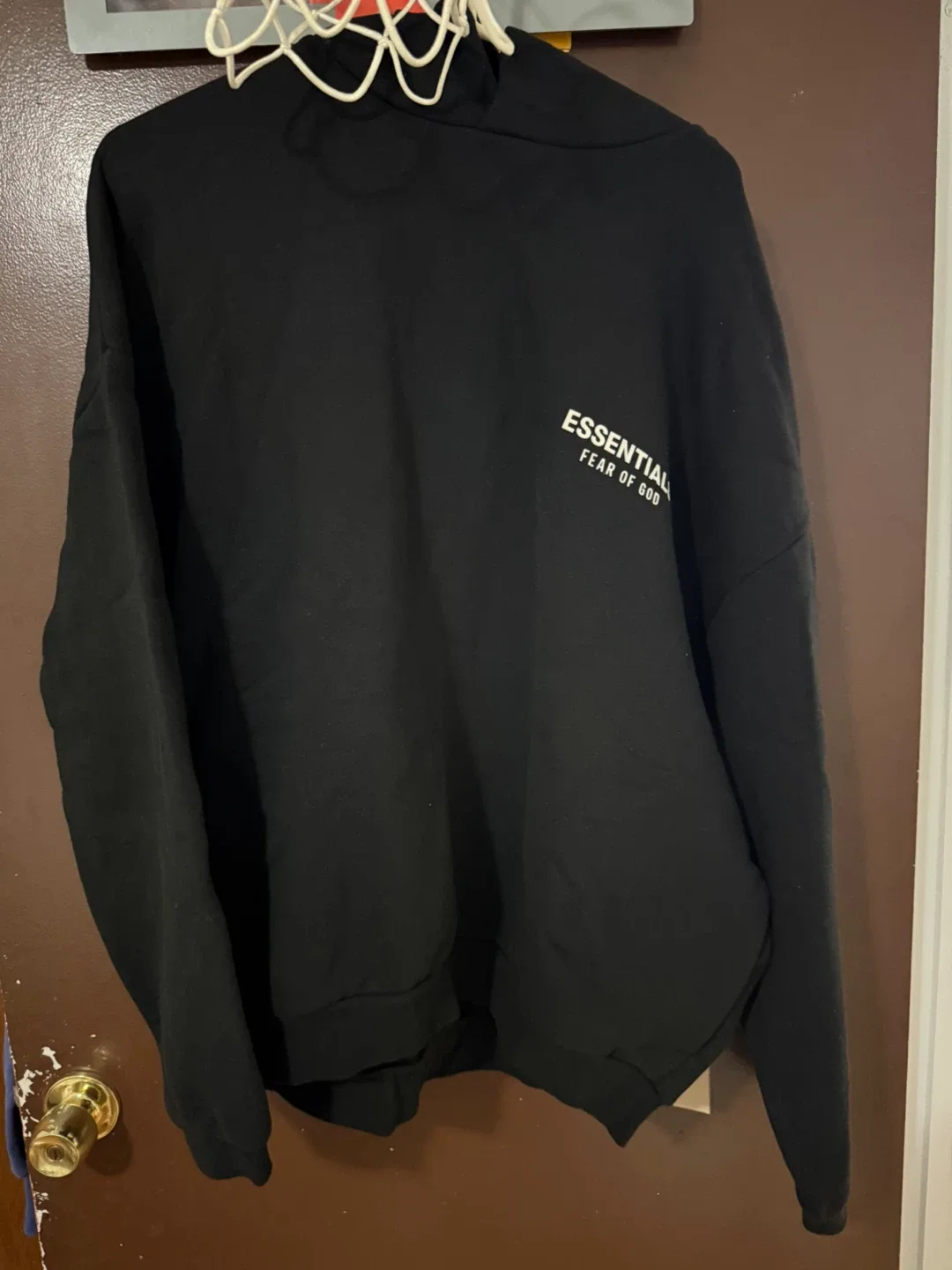 Essentials Fear of God Black Hoodie