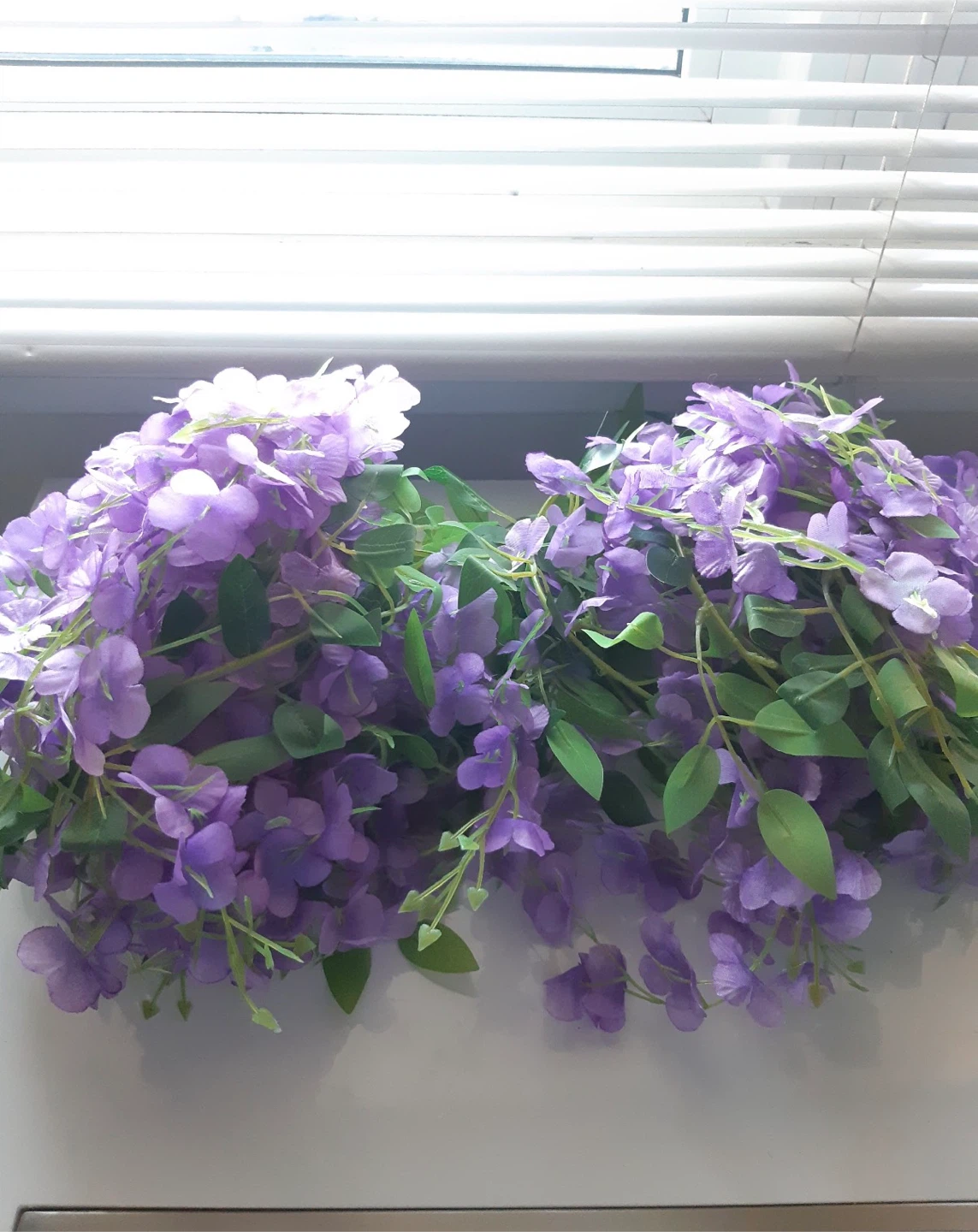 Artificial Wisteria Vine Garland - Purple - photo 2